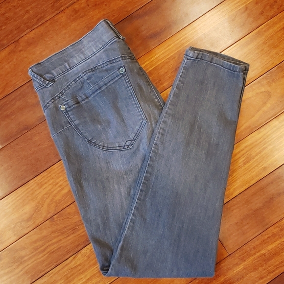 Democracy Denim - Democracy gray size 14 jeans with Ab Technology band at waist